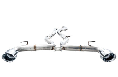 AWE Tuning 2020 Toyota Supra A90 Track Edition Exhaust - 5in Chrome Silver Tips-Exhaust-Silicon Valley Bimmer