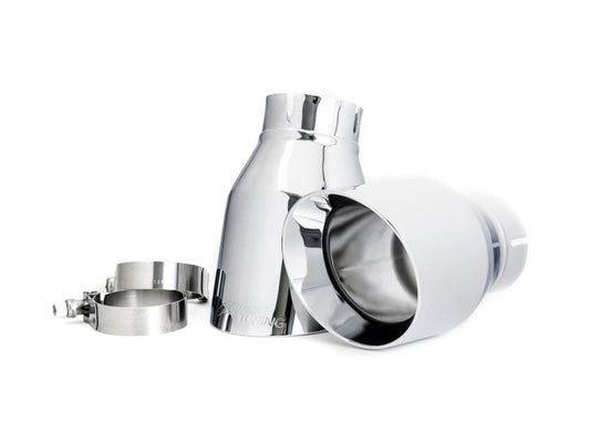 AWE Tuning BMW F10 M5 Touring Edition Axle-Back Exhaust Chrome Silver Tips-Exhaust-Silicon Valley Bimmer