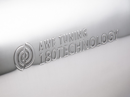 AWE Tuning BMW F3X 28i / 30i Touring Edition Axle-Back Exhaust Single Side - 80mm Silver Tips-Exhaust-Silicon Valley Bimmer