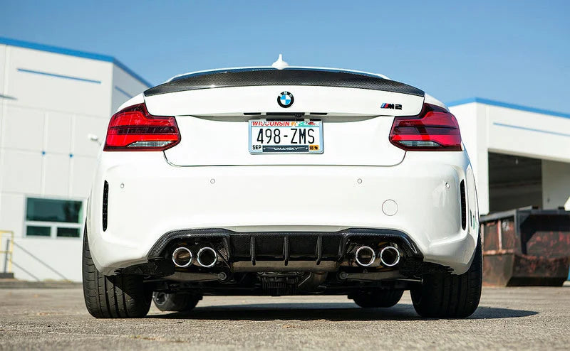 Acexxon F87 M2 Rear Reflector Insert Set - Honeycomb-Exterior-Silicon Valley Bimmer