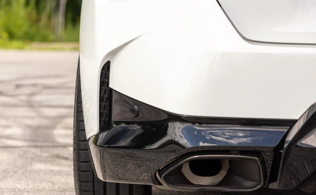 Acexxon G42 2-Series M-Sport Rear Reflector Insert Set - Honeycomb-Exterior-Silicon Valley Bimmer