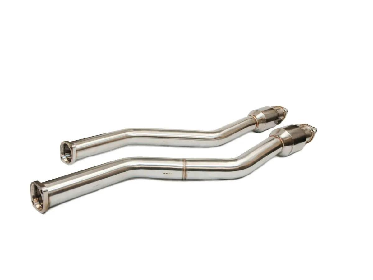 Active Autowerke BMW E46 M3 Exhaust Section 1 With 100 Cell Hi Flow Catalysts By BMW Tuner-Exhaust-Silicon Valley Bimmer