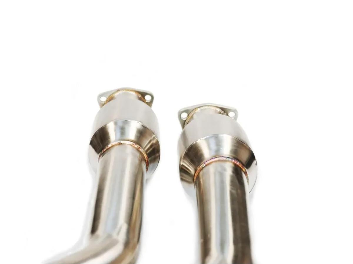 Active Autowerke BMW E46 M3 Exhaust Section 1 With 100 Cell Hi Flow Catalysts By BMW Tuner-Exhaust-Silicon Valley Bimmer