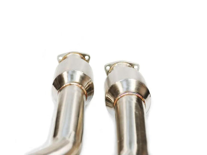 Active Autowerke BMW E46 M3 Exhaust Section 1 With 100 Cell Hi Flow Catalysts By BMW Tuner-Exhaust-Silicon Valley Bimmer