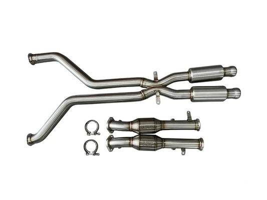 Active Autowerke E9x M3 Signature X Pipe With Gesi Ultra High Flow Cats-Exhaust-Silicon Valley Bimmer