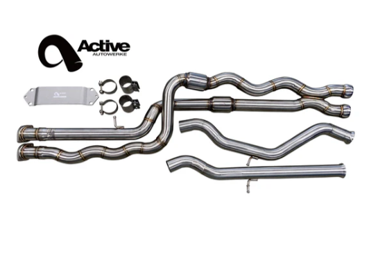 Active Autowerke Equal Length Mid Pipe for F8X BMW M3 & M4 Gen 2 (US Patent 11248511, UK and EU patent 3882441)-Exhaust-Silicon Valley Bimmer