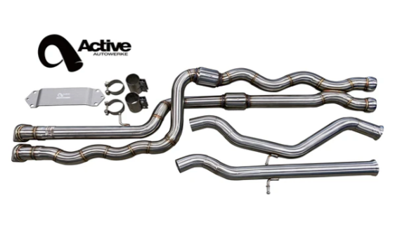 Active Autowerke Equal Length Mid Pipe for F8X BMW M3 & M4 Gen 2 (US Patent 11248511, UK and EU patent 3882441)-Exhaust-Silicon Valley Bimmer