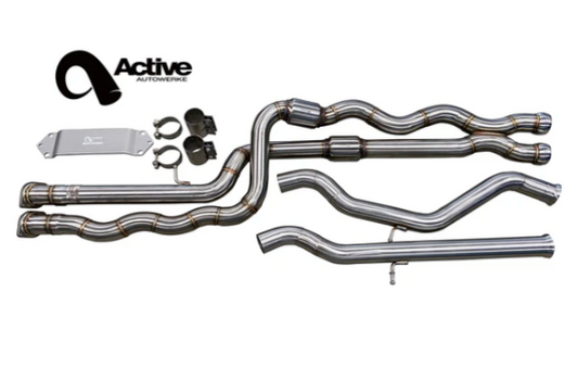 Active Autowerke Equal Length Mid Pipe for F8X BMW M3 & M4 Gen 2 (US Patent 11248511, UK and EU patent 3882441)-Exhaust-Silicon Valley Bimmer