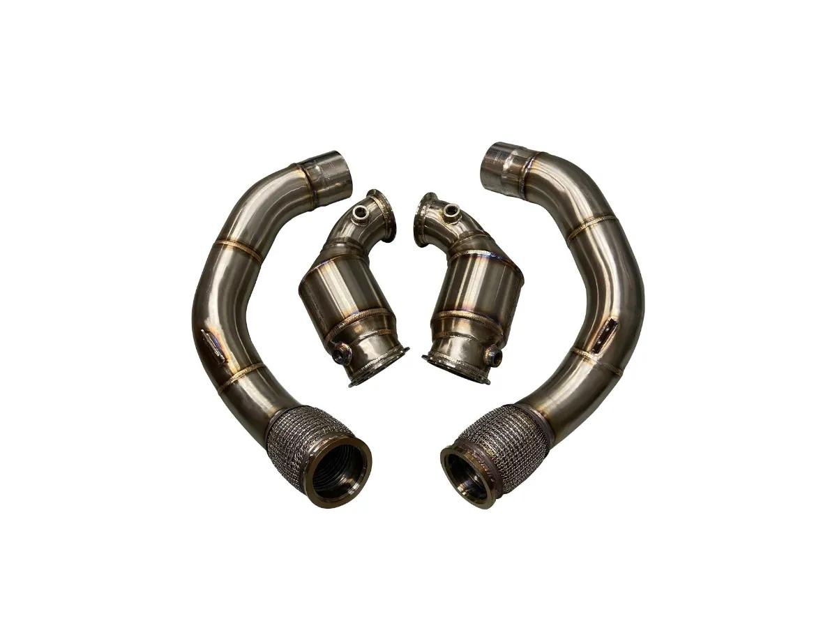 Active Autowerke F90 M5/M8 X5m/X6m Aflow Catted Downpipes-Exhaust-Silicon Valley Bimmer