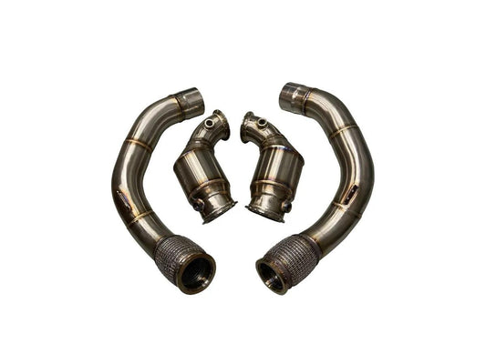 Active Autowerke F90 M5/M8 X5m/X6m Aflow Catted Downpipes-Exhaust-Silicon Valley Bimmer