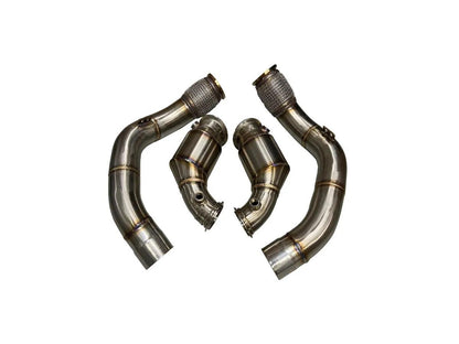 Active Autowerke F90 M5/M8 X5m/X6m Aflow Catted Downpipes-Exhaust-Silicon Valley Bimmer