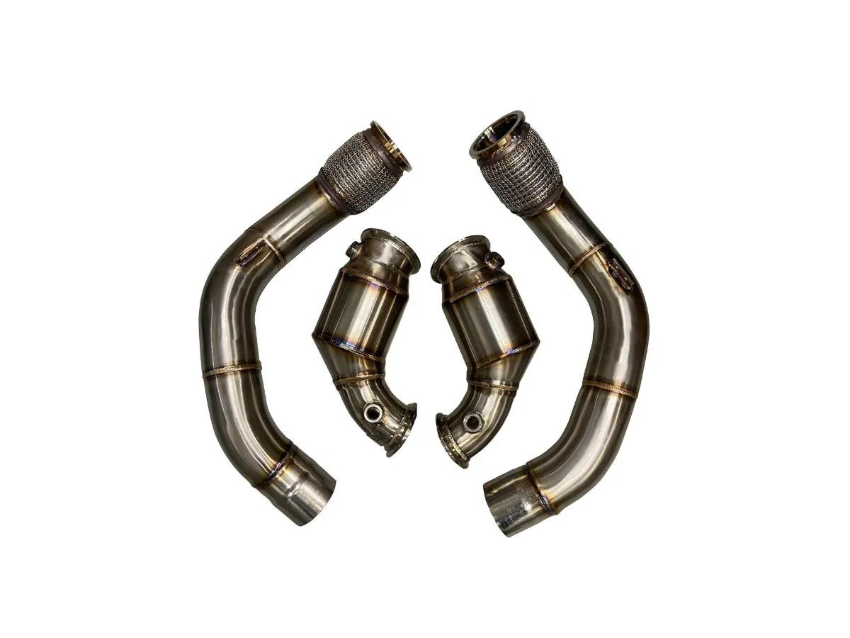 Active Autowerke F90 M5/M8 X5m/X6m Aflow Catted Downpipes-Exhaust-Silicon Valley Bimmer