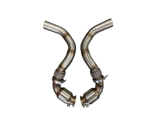 Active Autowerke F90 M5/M8 X5m/X6m Aflow Catted Downpipes-Exhaust-Silicon Valley Bimmer