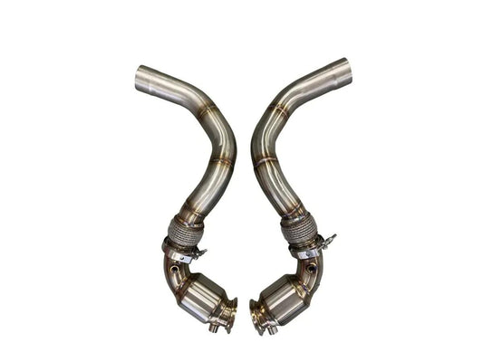 Active Autowerke F90 M5/M8 X5m/X6m Gesi Catted Downpipes-Exhaust-Silicon Valley Bimmer