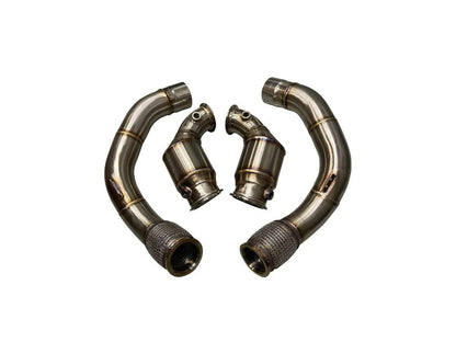 Active Autowerke F90 M5/M8 X5m/X6m Gesi Catted Downpipes-Exhaust-Silicon Valley Bimmer