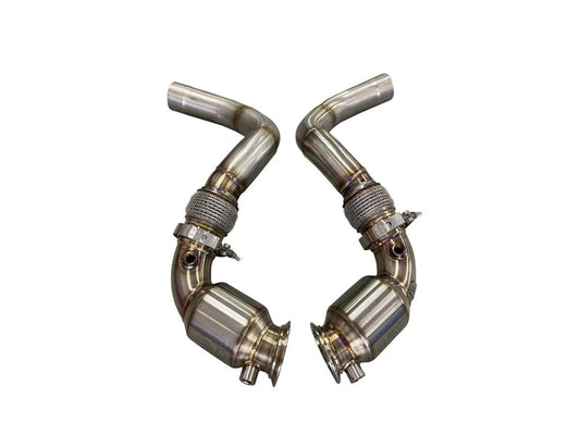 Active Autowerke F90 M5/M8 X5m/X6m Gesi Catted Downpipes-Exhaust-Silicon Valley Bimmer
