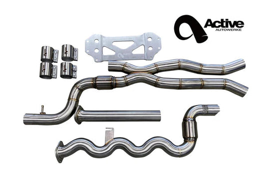 Active Autowerke G80/G82 M3/M4 Gen 2 Signature Equal Length mid-pipe-Exhaust-Silicon Valley Bimmer