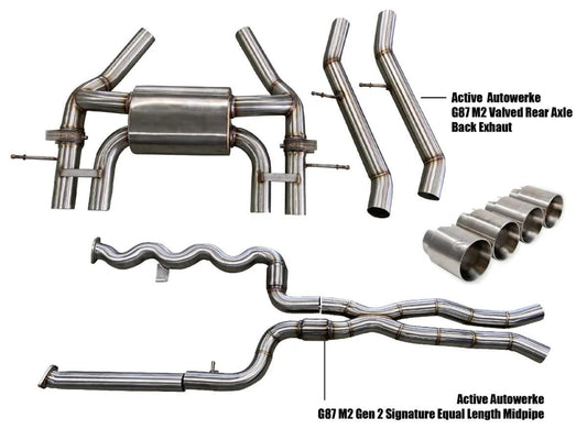Active Autowerke G87 M2 Exhaust Bundle Equal Length-Exhaust-Silicon Valley Bimmer