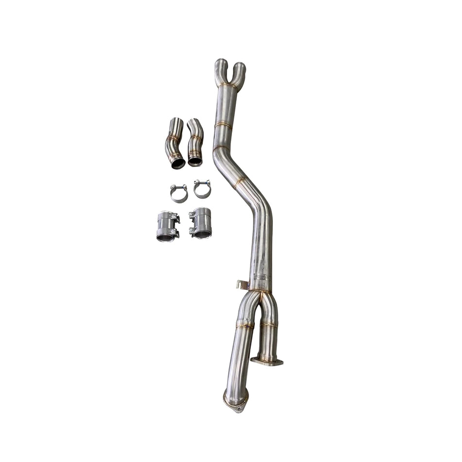 Active Autowerke G87 M2 Signature single mid-pipe with G-brace-Exhaust-Silicon Valley Bimmer