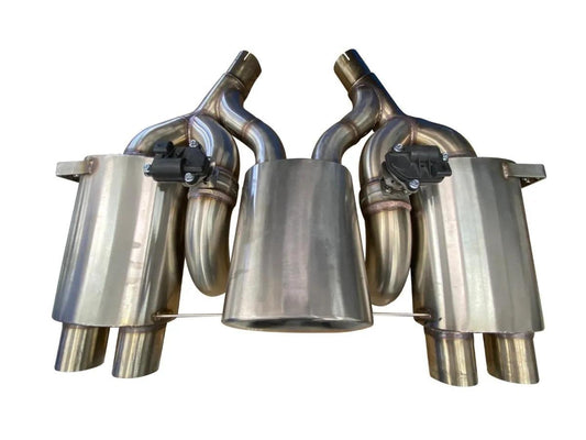 Active Autowerke Maad Maxx - F8x BMW M3 & M4 Rear Exhaust Section - 3 Can Valved-Exhaust-Silicon Valley Bimmer