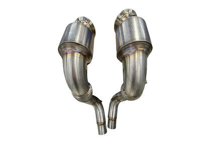 Active Autowerke S63 N63 Aflow Catted Downpipes | V8 BMW X5 M And X6 M X5 X6 550i 650i-Exhaust-Silicon Valley Bimmer