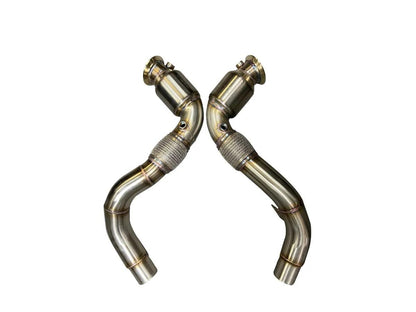 Active Autowerke S63 N63 Aflow Catted Downpipes | V8 BMW X5 M And X6 M X5 X6 550i 650i-Exhaust-Silicon Valley Bimmer