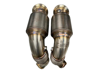 Active Autowerke S63 N63 Gesi Catted Downpipes | V8 BMW X5 M And X6 M X5 X6 550i 650i-Exhaust-Silicon Valley Bimmer