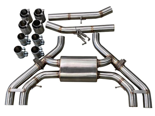 Active Autowerke X3M And X4M Valved Rear Axle-Back Exhaust-Exhaust-Silicon Valley Bimmer