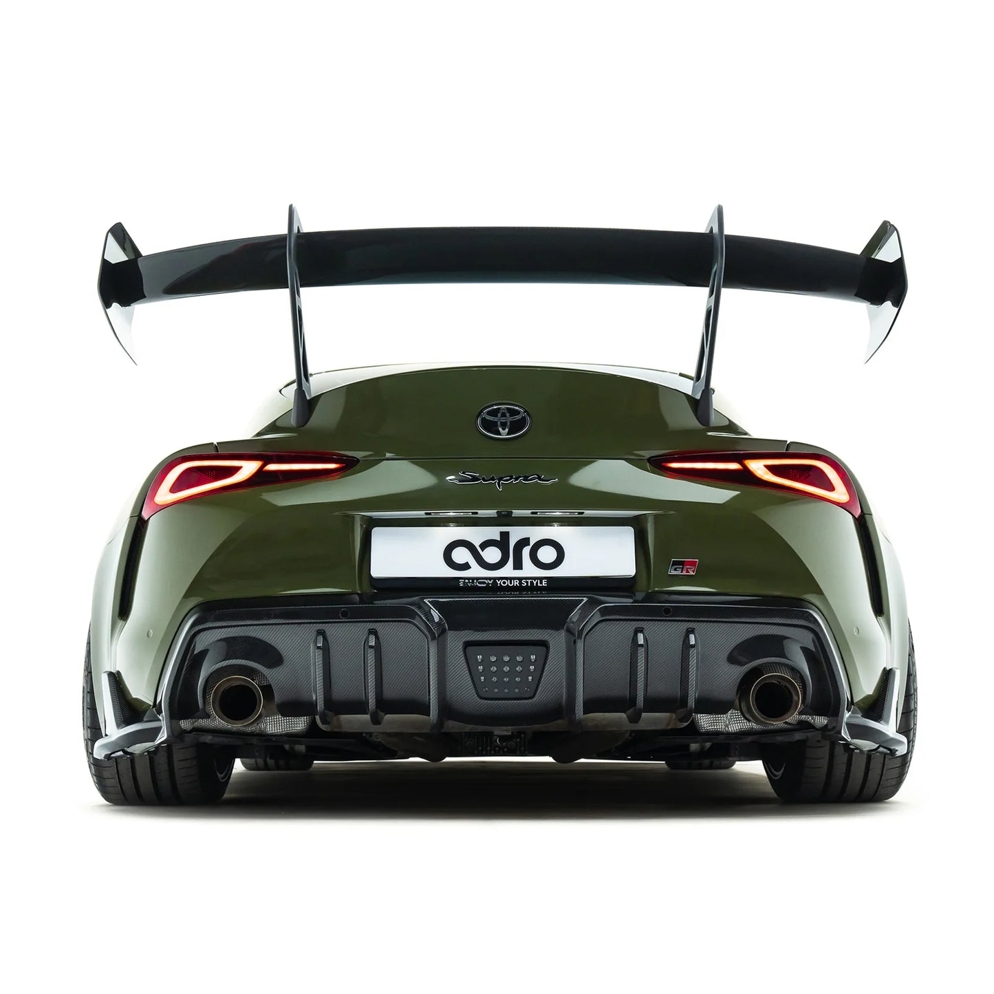 Adro AT-P1 Reverse Swan Neck Wing For Toyota GR Supra-Exterior-Silicon Valley Bimmer