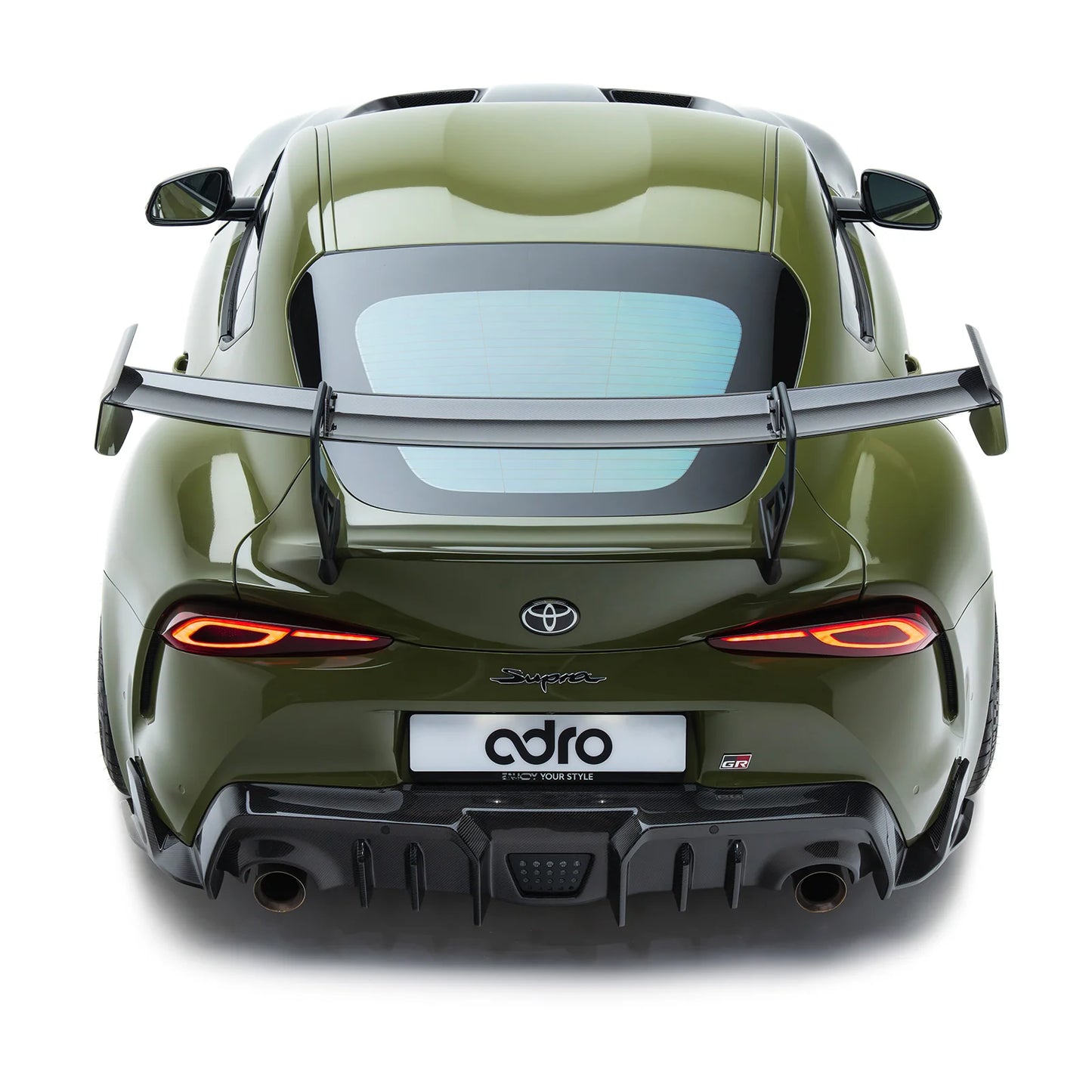 Adro AT-P1 Reverse Swan Neck Wing For Toyota GR Supra-Exterior-Silicon Valley Bimmer