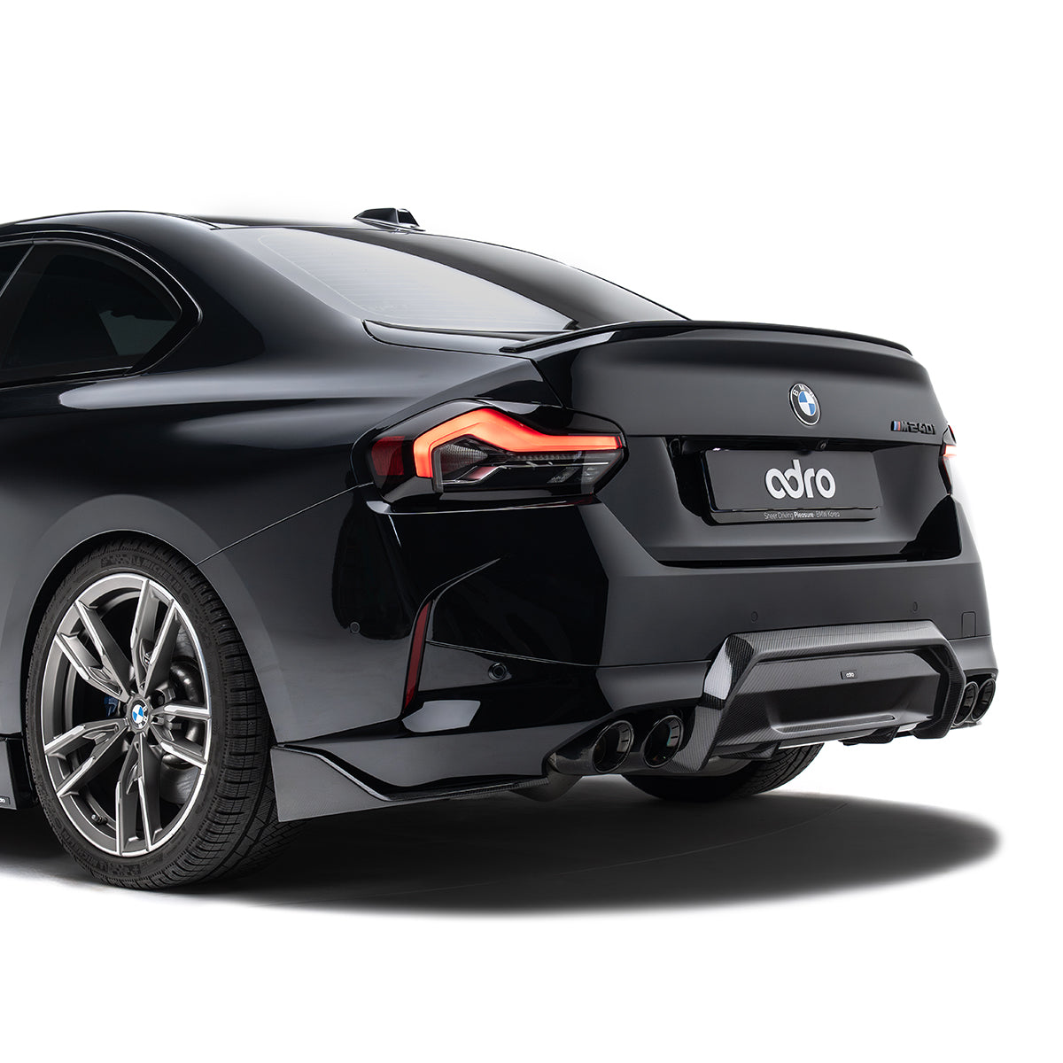 Adro BMW G42 M240i Carbon Fiber Rear Diffuser-Exterior-Silicon Valley Bimmer