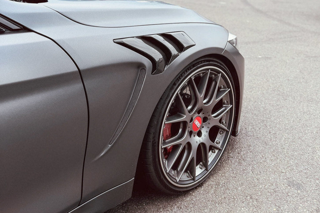 Alpha-N F82 M4 Carbon Vented Front Fender Set-Exterior-Silicon Valley Bimmer
