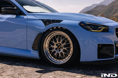 Alpha-N G87 M2 Carbon Vented Front Fender Set - V4 with Blades-Exterior-Silicon Valley Bimmer