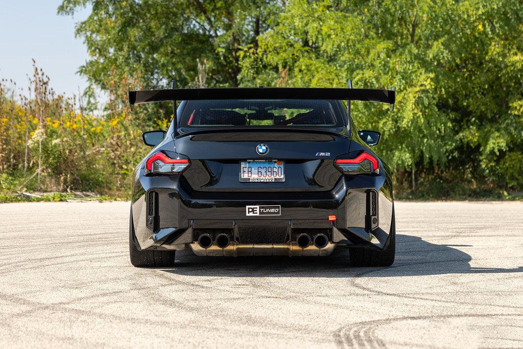Alpha-N G87 M2 GT3 Swan Neck Rear Wing-Exterior-Silicon Valley Bimmer