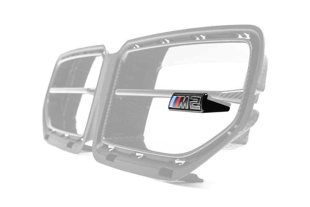 Alpha-N G87 M2 LCI Front Grille Emblem Retainer w/ BMW OEM M2 Badge
