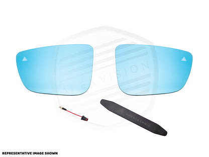 ApexVision Blue Tinted Side View Mirror Glass Set - E82/ E88 1-Series Pre-LCI-Exterior-Silicon Valley Bimmer