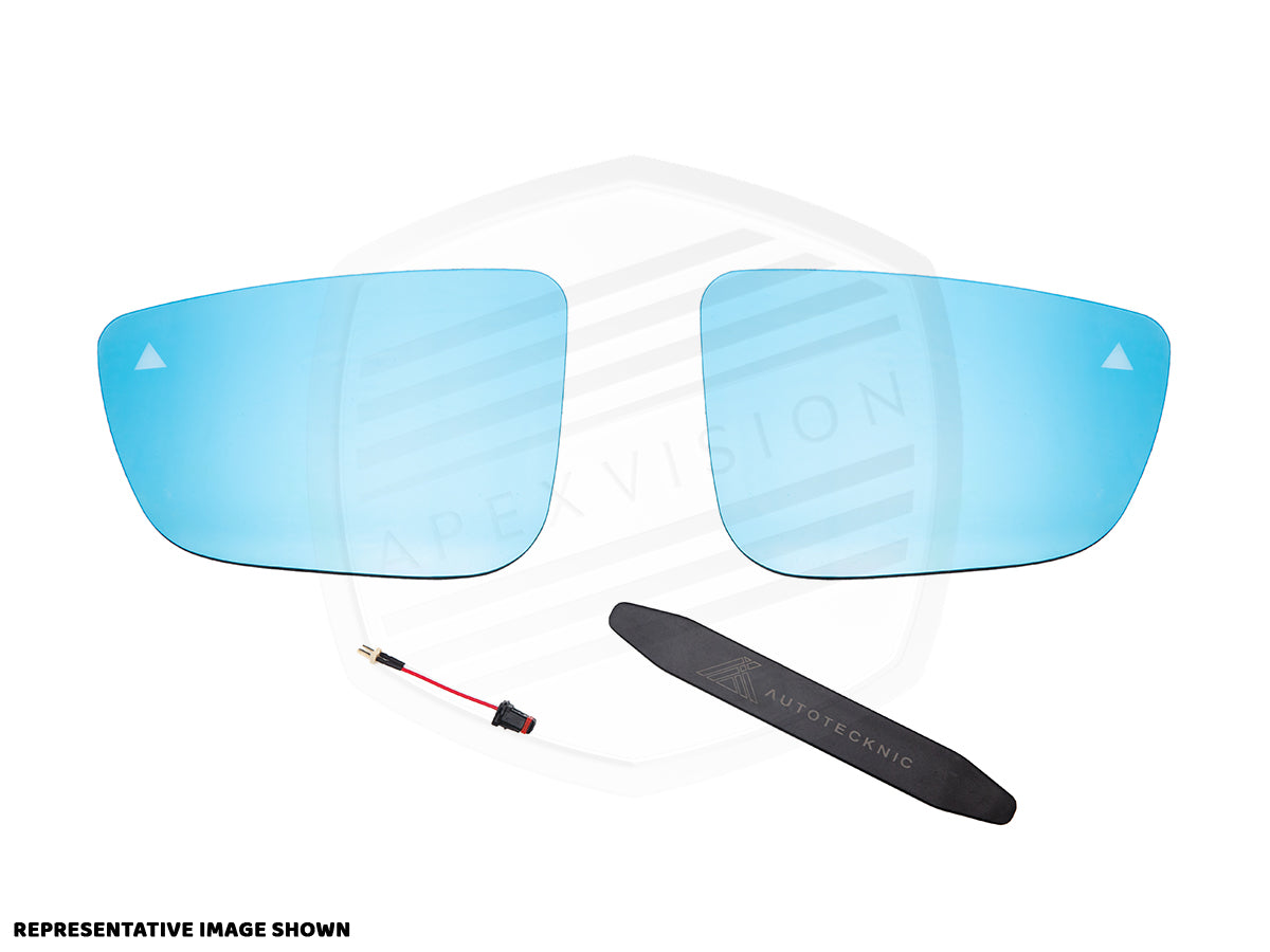 ApexVision Blue Tinted Side View Mirror Glass Set - F8X M2C/ M3/ M4-Exterior-Silicon Valley Bimmer