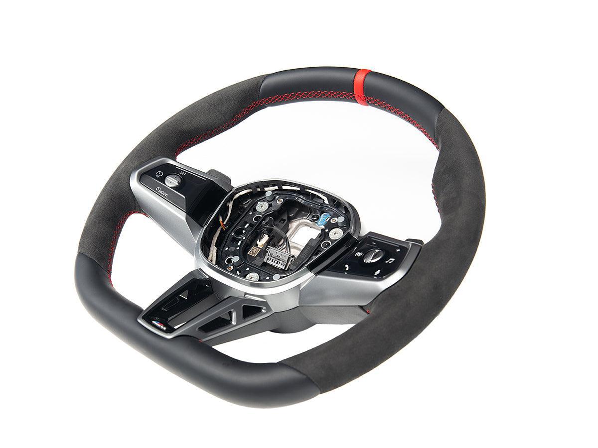 AutoTecknic Alcantara Steering Wheel - G60 5-Series-Interior-Silicon Valley Bimmer