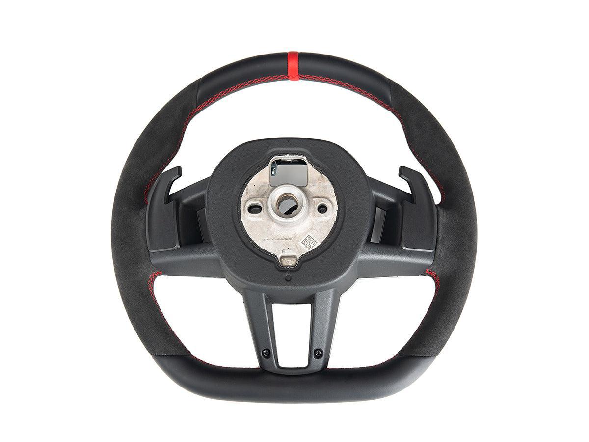 AutoTecknic Alcantara Steering Wheel - G60 5-Series-Interior-Silicon Valley Bimmer