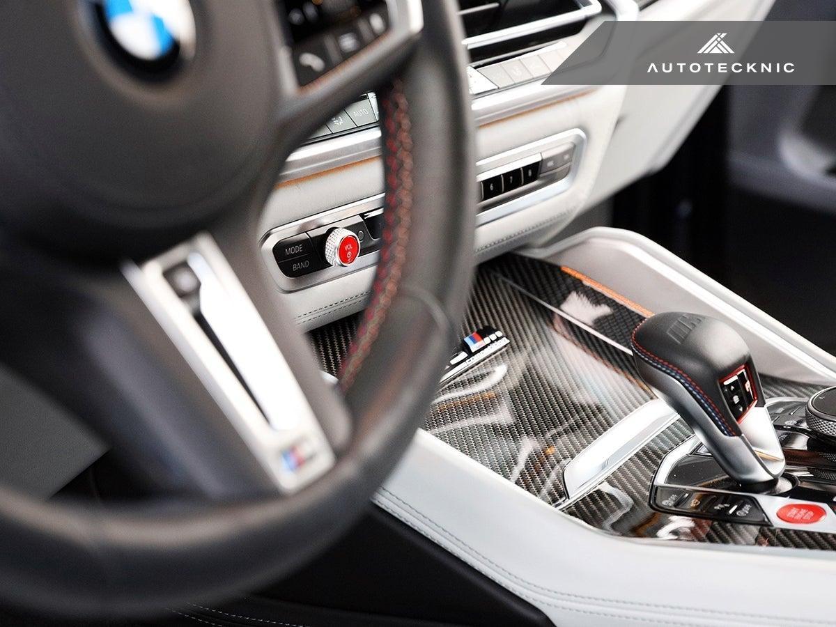 AutoTecknic Bright Red Audio Volume Button - BMW F90 M5-Interior Accessories-Silicon Valley Bimmer