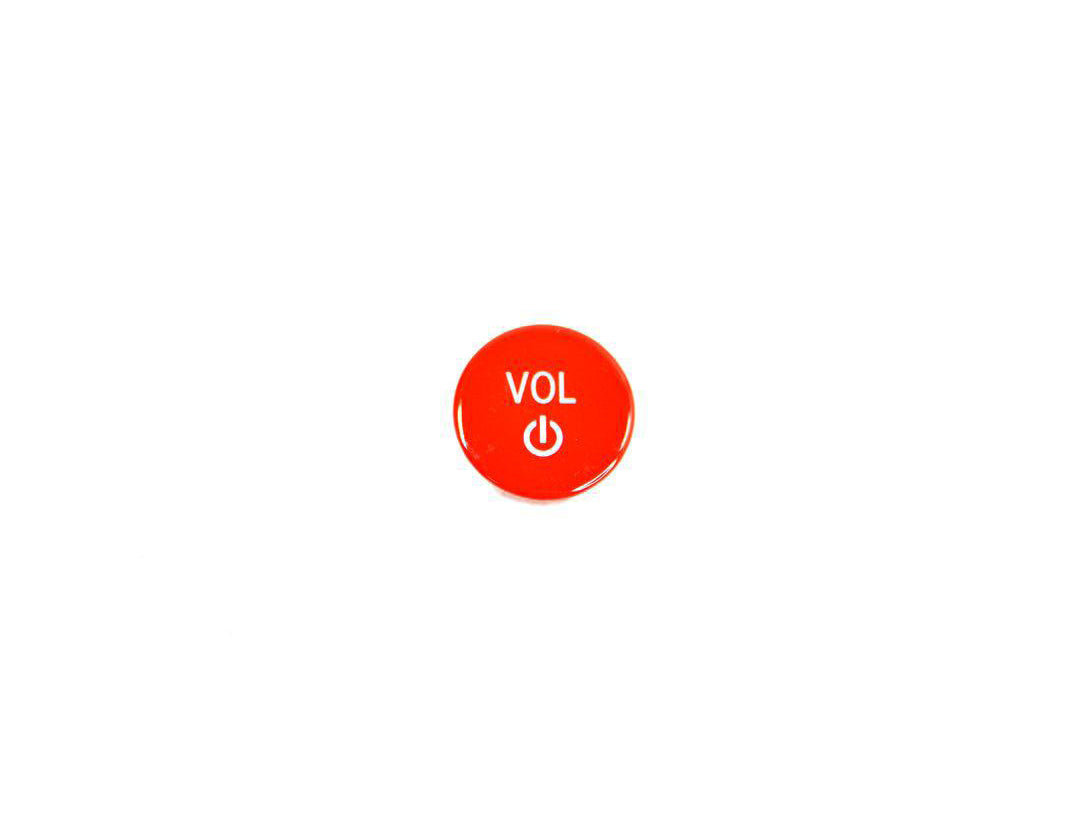 AutoTecknic Bright Red Audio Volume Button - F95 X5M | F96 X6M-Interior-Silicon Valley Bimmer