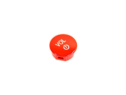 AutoTecknic Bright Red Audio Volume Button - G22/ G23/ G26 4-Series-Interior-Silicon Valley Bimmer
