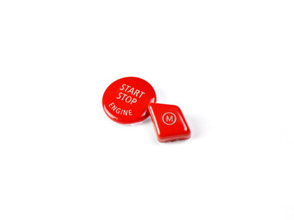 AutoTecknic Bright Red M Button - E60 M5 | E63/ E64 M6-Interior-Silicon Valley Bimmer