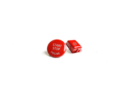 AutoTecknic Bright Red M Button - E9X M3-Interior-Silicon Valley Bimmer
