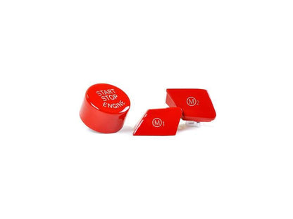 AutoTecknic Bright Red M1/ M2 Button Set - F87 M2-Interior-Silicon Valley Bimmer