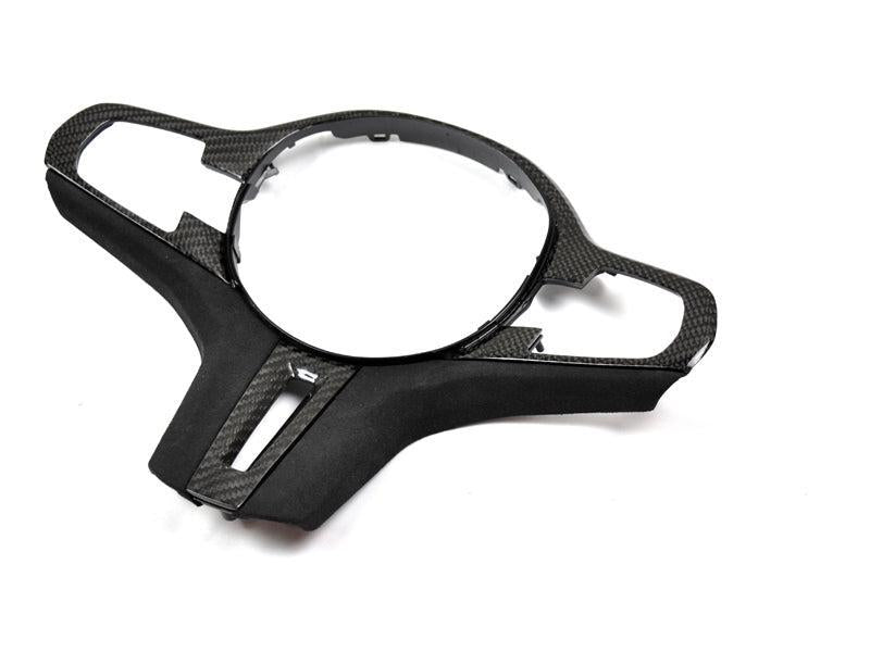 AutoTecknic Carbon Alcantara Steering Wheel Trim - F90 M5 2018-2019-Interior-Silicon Valley Bimmer