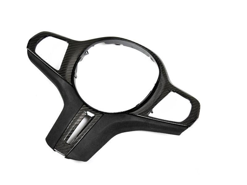 AutoTecknic Carbon Alcantara Steering Wheel Trim - F90 M5 2020-Up-Interior-Silicon Valley Bimmer