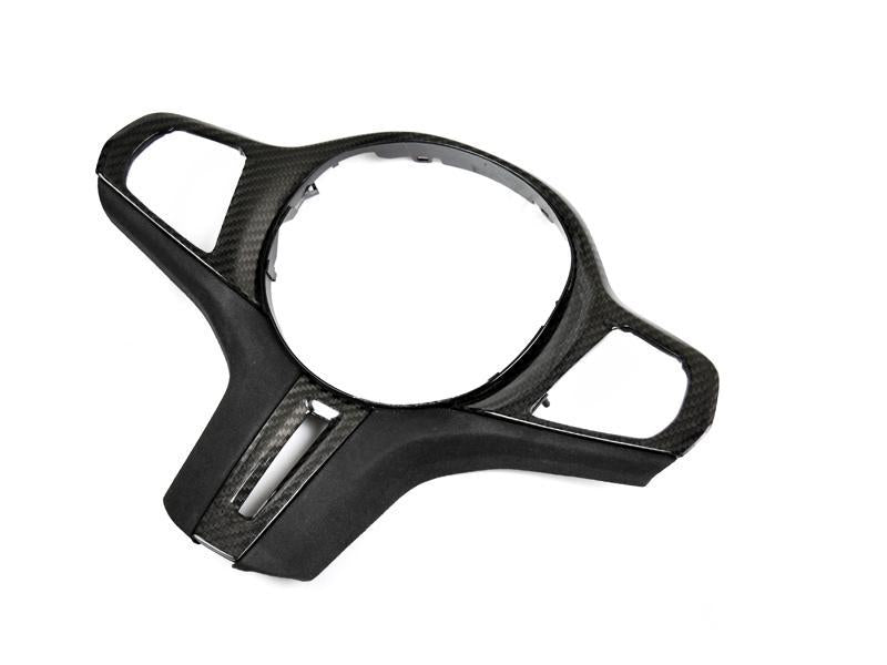 AutoTecknic Carbon Alcantara Steering Wheel Trim - G11/ G12 7-Series-Interior-Silicon Valley Bimmer