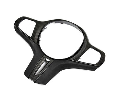 AutoTecknic Carbon Alcantara Steering Wheel Trim - G11/ G12 7-Series-Interior-Silicon Valley Bimmer
