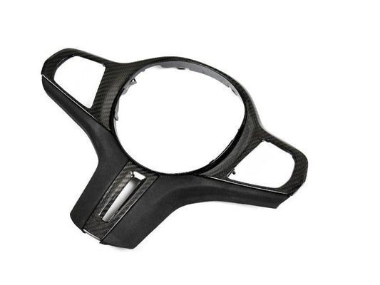 AutoTecknic Carbon Alcantara Steering Wheel Trim - G11/ G12 7-Series-Interior-Silicon Valley Bimmer